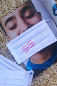 Rúško biele - 100% bavlna zdravotnícka 