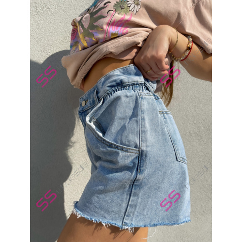 Dámske denim šortky+