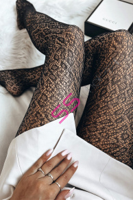 Čierne pančuchové nohavice+