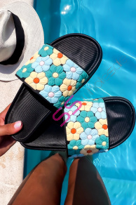 Kvetované gumené papuče FLOWER+