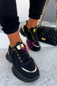 Čierne dámske tenisky NORMA+