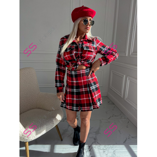 Elegantný károvaný komplet BERTA+