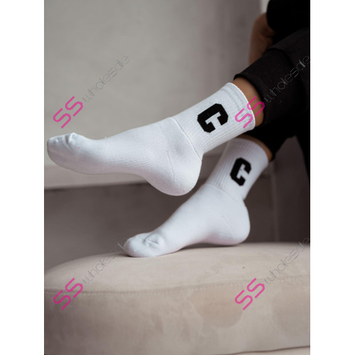 Biele dámske ponožky CECE