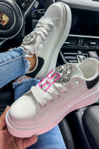 Tenisky zdobené kamienkami MARGY+