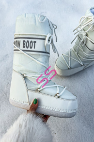 Biele dámske snehule CARMEN+