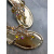 Zlaté sandále zdobené kamienkami PENNY*