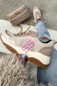 Béžové dámske tenisky GERDA+