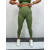 Army green elastické legíny+