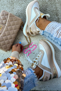 Dámske tenisky na hrubej podrážke LUELLA-