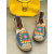 Farebné sandálové espadrilky LENORA