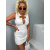 Elegantné biele dámske šaty LACEY+