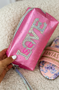 Kabelka zdobená kamienkami LOVE-