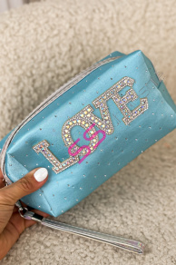 Kabelka zdobená kamienkami LOVE+