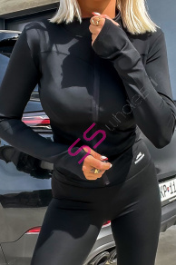 Čierna dámska mikina CARTER+