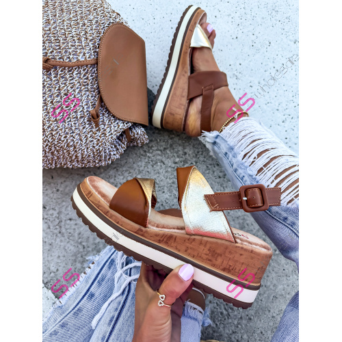 Sandále na vysokej podrážke LUCIA-