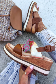 Sandále na vysokej podrážke LUCIA+