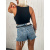 Čierny crop-top KORYN+