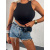 Čierny crop-top KORYN+