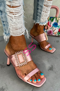 Elegantné saténové sandále FADILAH-