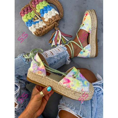 Sandále na viazanie NAWAL-