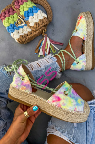 Sandále na viazanie NAWAL-