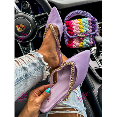 Dámske šľapky so zlatou ozdobou BRYNN-