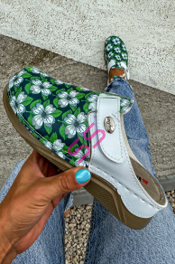 Vzorované zdravotnícke šľapky MARGARETA+