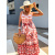 Vzorované maxi šaty MYKONOS+