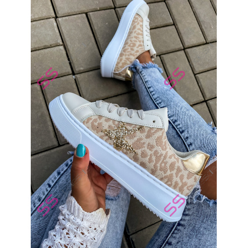 Leopardie dámske tenisky CARRY-