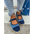 Denim sandálové espadrilky AMERICA+