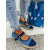 Denim sandálové espadrilky AMERICA+