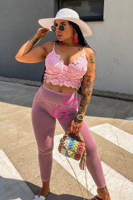 Dámske legíny s vysokým pásom+