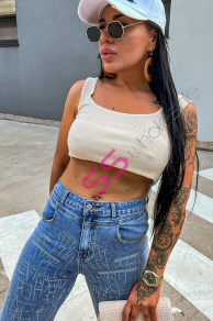 Vrúbkovaný top DARIAN+