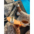 Elegantné sandále so zlatou ozdobou ROSALYN+