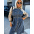 Dlhé kombinované denim šaty FLYNN+