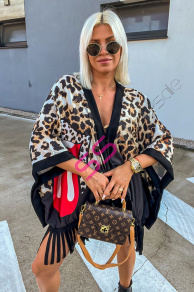 Extravagantné vzorované pončo MERIANA+