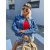 Tmavomodrý dámsky denim kabát LOTTIE+
