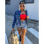 Tmavomodrý dámsky denim kabát LOTTIE+