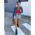 Tmavomodrý dámsky denim kabát LOTTIE+