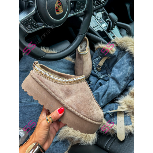 Teplé semišové topánky JACEY-