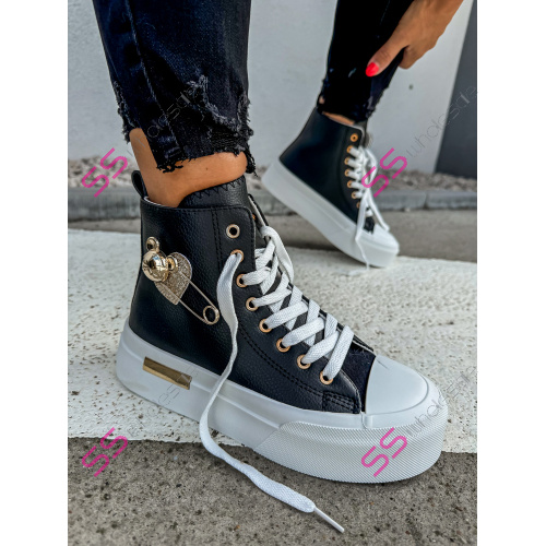 Členkové tenisky so zlatými ozdobami ARIADNE-