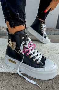 Členkové tenisky so zlatými ozdobami ARIADNE-