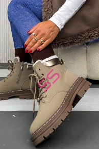 Šnúrovacie členkové čižmy CECILIA+