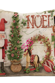 Vianočná obliečka na vankúš 45x45 cm+