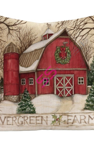 Vianočná obliečka na vankúš 45x45 cm+