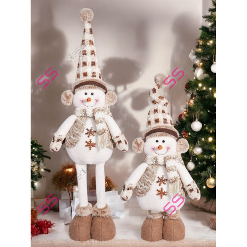 Vianočný snehuliak s vysúvacími nohami+