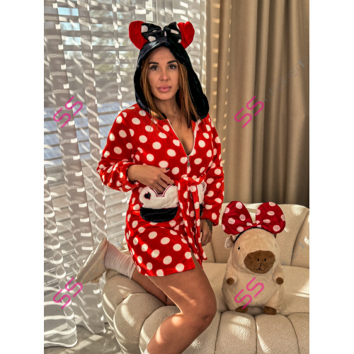 Dámsky flísový župan MINNIE+
