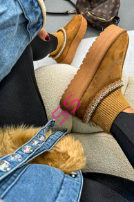 Teplé semišové topánky MERIDA+