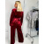 Elegantný velvet komplet s vypchávkami ZOFIA+