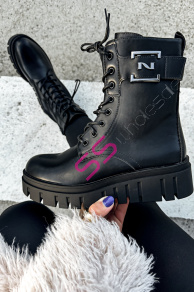 Šnúrovacie čižmy s ozdobou JESSE+